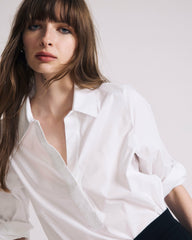 Button Back Poplin Polo Shirt - Universal Standard