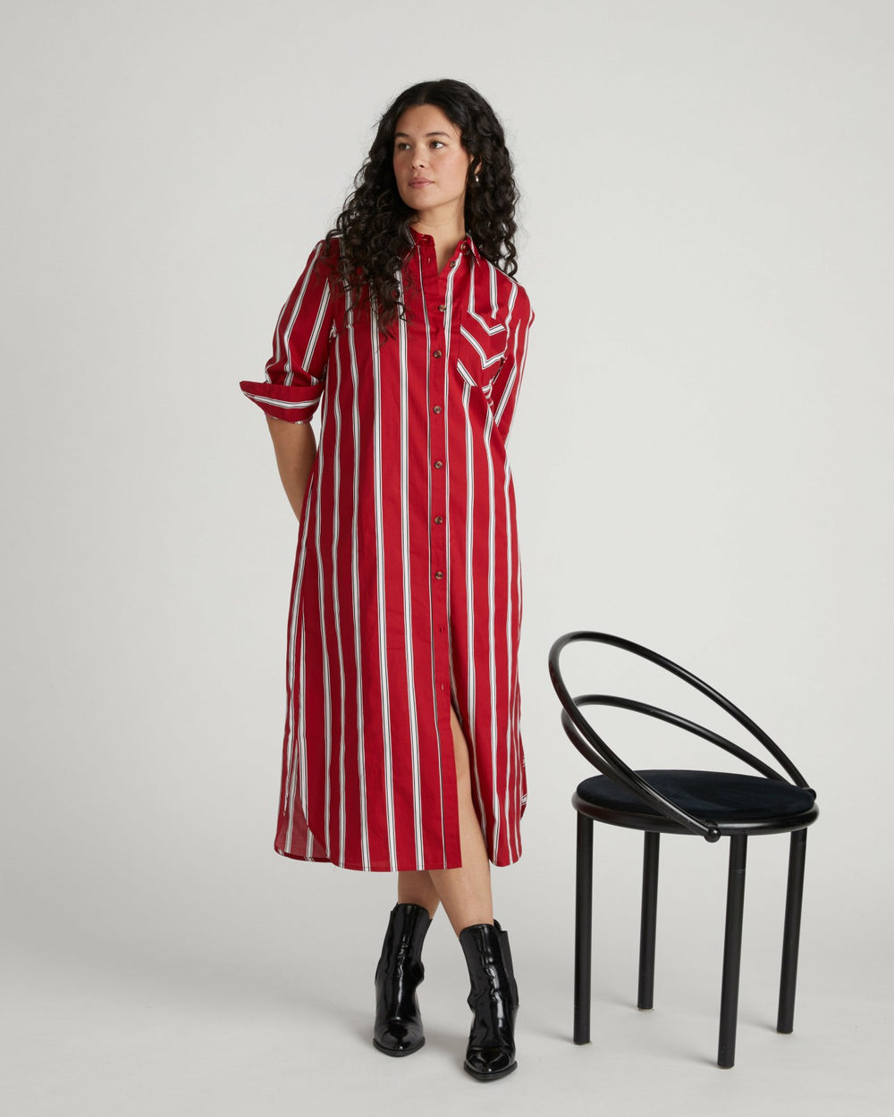 Odeon Stretch Poplin Shirtdress - Universal Standard