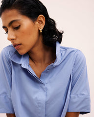 Elbe Stretch Poplin Short Sleeve Shirt - Universal Standard