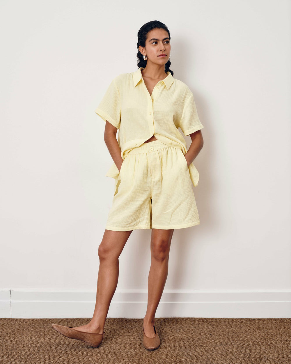 Luxe Cotton Gauze Beach Short - Universal Standard