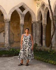 Sunshower Flowy Linen Blend Dress - Universal Standard