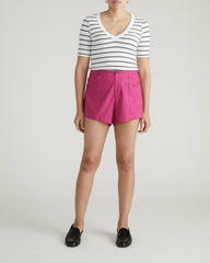 Classic V-Neck Ribbed Tee - Universal Standard