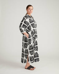 Paros Drawstring Linen Blend Shirtdress - Universal Standard