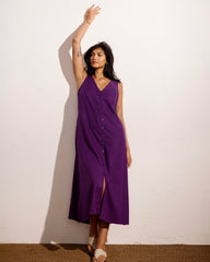 Islet Button-Down Linen Blend Maxi Dress - Universal Standard