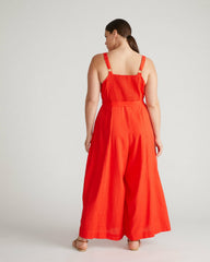Promenade Linen Blend Jumpsuit - Universal Standard