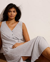 Islet Button-Down Linen Blend Maxi Dress - Universal Standard