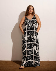Kite Linen Blend Dress - Universal Standard