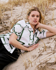 Luisa Short Sleeve Linen Blend Shirt - Universal Standard
