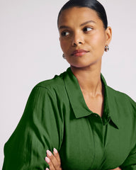 Elbe Stretch Linen Blend Shirt - Universal Standard