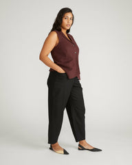 Lou Barrel Leg Linen Blend Pants - Universal Standard