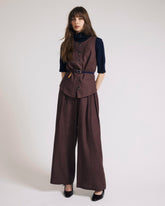Palais Stretch Linen Blend Wide Leg Pant - Universal Standard