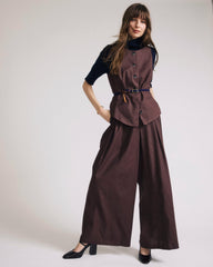 Palais Stretch Linen Blend Wide Leg Pant - Universal Standard
