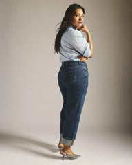 Stevie High Rise Cuffed Straight Leg Jeans - Universal Standard