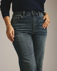 Donna High Rise Curve Straight Leg Jeans 27 Inch - Universal Standard