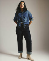 Stevie High Rise Cuffed Straight Leg Jeans - Universal Standard