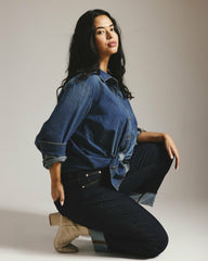 Stevie High Rise Cuffed Straight Leg Jeans - Universal Standard