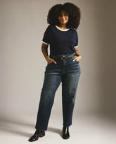 Donna High Rise Curve Straight Leg Jeans 32 Inch - Universal Standard