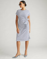 Crescent Breton Stripe Knot Dress - Universal Standard