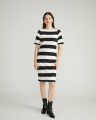 Belle Breton Stripe Jersey Dress - Universal Standard