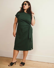 Crescent Breton Stripe Knot Dress - Universal Standard