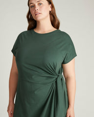 Crescent Breton Stripe Knot Dress - Universal Standard