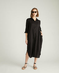 Odeon Linen Blend Shirtdress - Universal Standard
