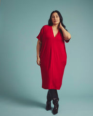 Teresa Liquid Jersey V-Neck Dress - Universal Standard