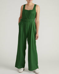 Rania Belted Linen Blend Jumpsuit - Universal Standard