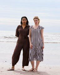 Maggie Barrel Leg Linen Blend Jumpsuit - Universal Standard