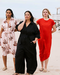 Maggie Barrel Leg Linen Blend Jumpsuit - Universal Standard
