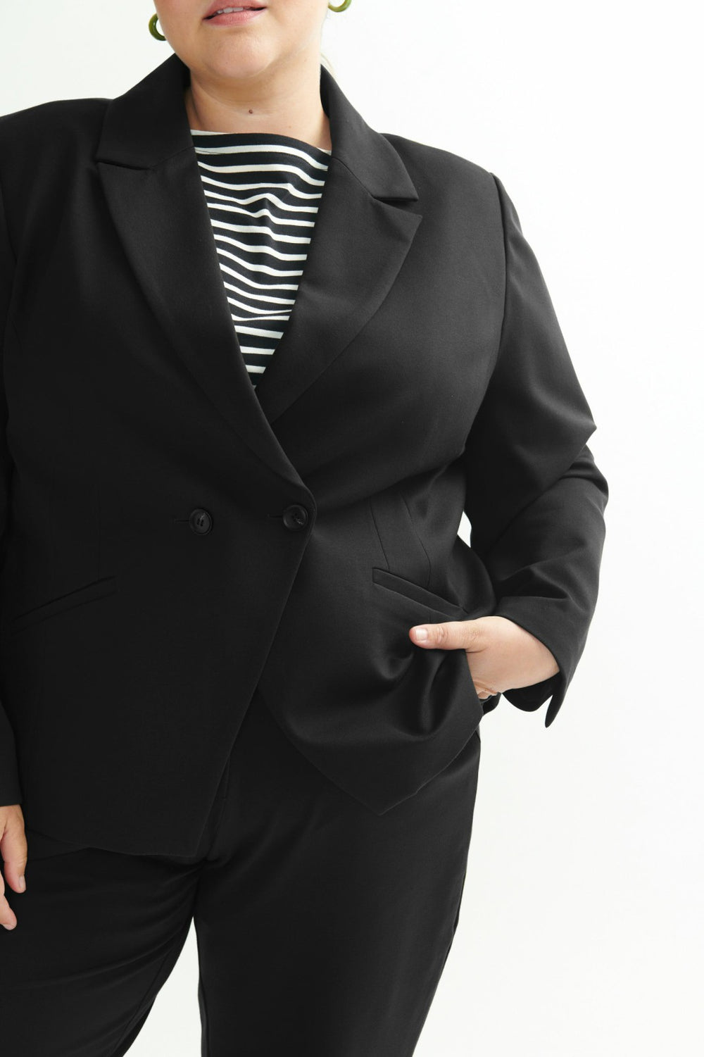 Bianca Double Breasted Ponte Blazer - Universal Standard