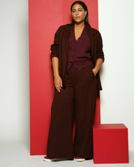 Pam Pintuck Wide Leg Ponte Pants - Universal Standard