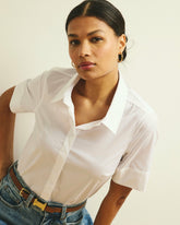 Elbe Stretch Poplin Short Sleeve Shirt - Universal Standard