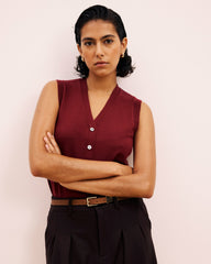 Savvy Fine Knit Cardigan Vest - Universal Standard