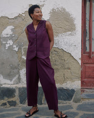 Lou Barrel Leg Linen Blend Pants - Universal Standard
