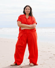 Marley Wide Leg Linen Blend Pants - Universal Standard