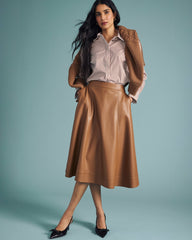 Charlotte Faux Leather Skirt - Universal Standard