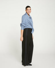 Stephanie Wide Leg Stripe Ponte Pants 33 Inch - Universal Standard