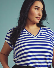 Ashley V Neck Cap Sleeve Tee - Universal Standard