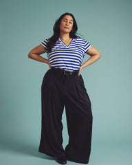 Ashley V Neck Cap Sleeve Tee - Universal Standard