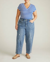 Ashley V Neck Cap Sleeve Tee - Universal Standard