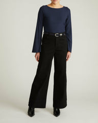 Yasmin Flare Sleeve Ribbed Top - Universal Standard