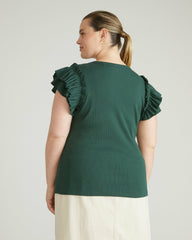 Magnolia Ribbed Top - Universal Standard