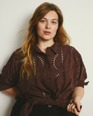 The Embroidered Artist Poplin Shirt - Universal Standard
