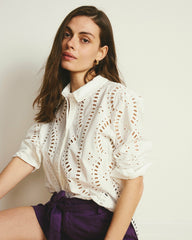 The Embroidered Artist Poplin Shirt - Universal Standard