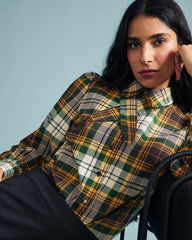 Janet Tie-Neck Cotton Poplin Shirt - Universal Standard