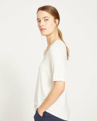 Lily Liquid Jersey V-Neck Stovepipe Tee - Universal Standard