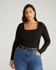 Agatha Liquid Jersey Top - Universal Standard
