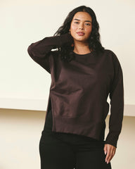 Fiona Side Slit Sweatshirt - Universal Standard