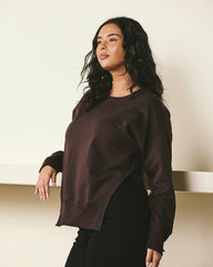 Fiona Side Slit Sweatshirt - Universal Standard